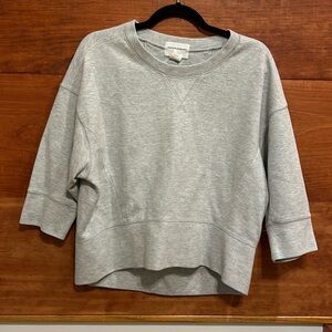 Juan Carlos Obando for J Crew cropped sweatshirt